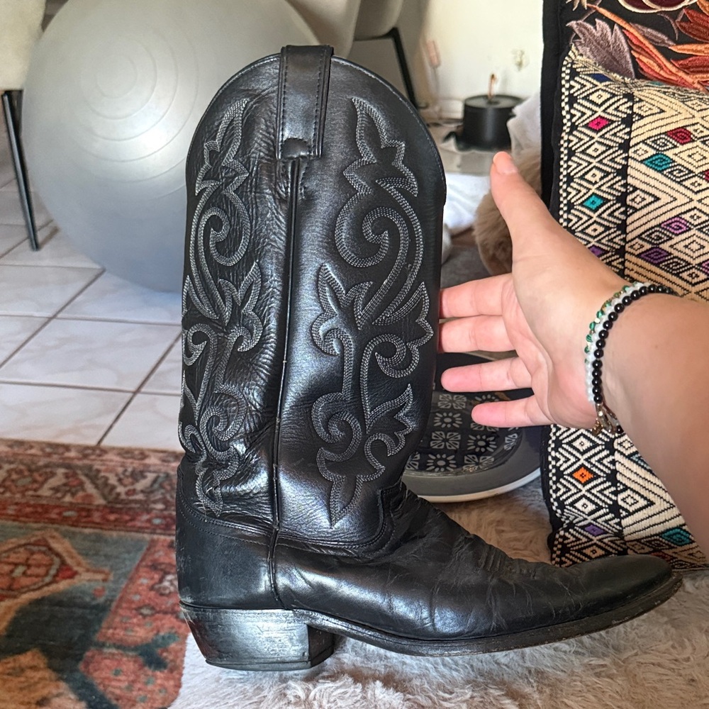Justin Boots Black Cowboy & Western Boots